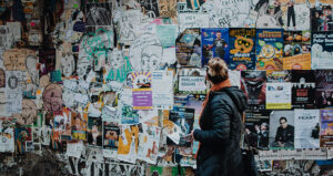 ad spend UK wall plastered with bill feature