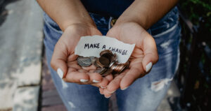 change management chick with coins feature