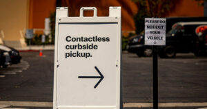 curbside pickup sign omnichannel