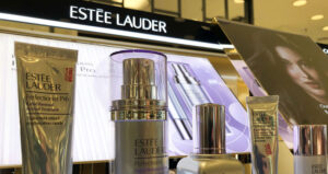 Estee Lauder counter feature