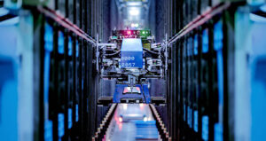 Fabric cube with bot feature