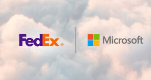 FedEx Microsoft logos
