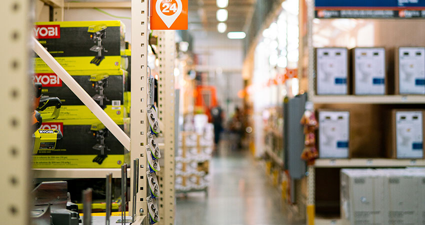 Home Depot interior feature