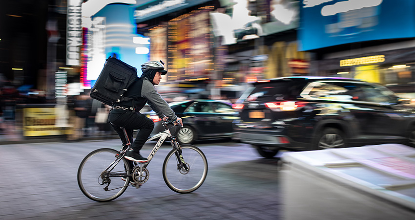 last mile bike delivery feature