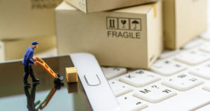 parcel delivery illustration