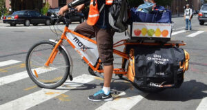 gig workers bike delivery feature