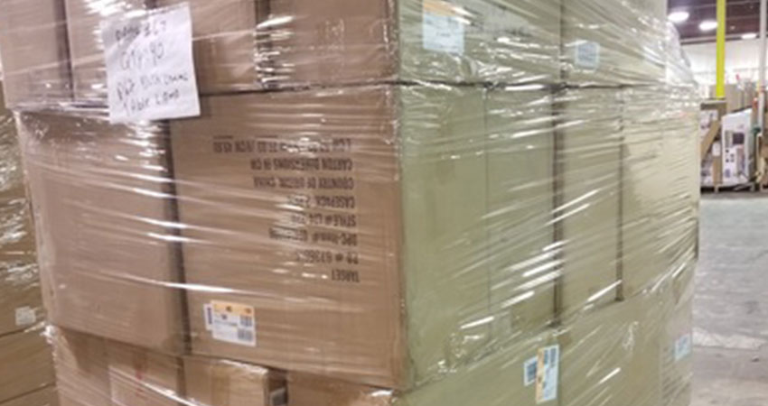 overstocks boxes on pallet feature