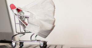 post covid online cart with mask feature