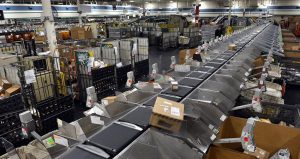 USPS sortation conveyor feature